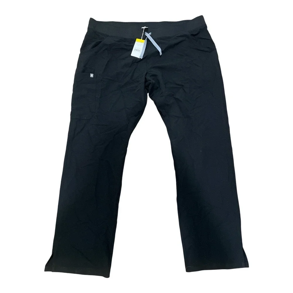 FIGS Kade Cargo Scrub Pants 2XL Tall Black NWT Technical Collection